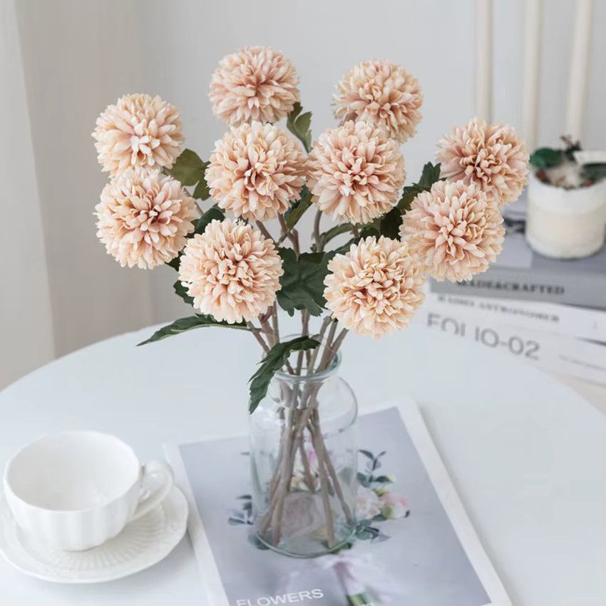 Künstliche Chrysanthemen aus Seide von smr als Dekoration für Hochzeit, Festival und Party - Bild 2