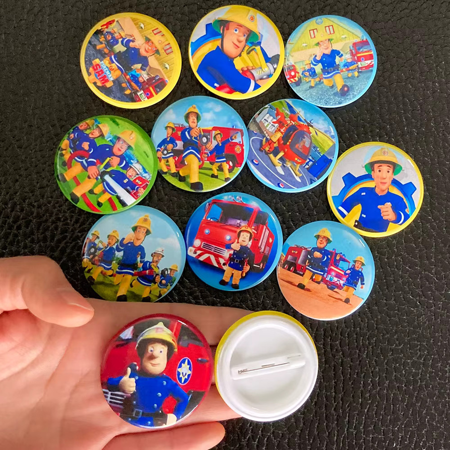 AADECORZZ Feuerwehrmann Sam Partyzubehör Set mit Schlüsselanhängern und Armbändern in Mehrfarbig für Kindergeburtstage - Bild 4