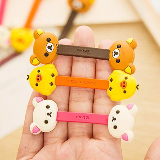 Cartoon Chopper USB Kabelwickler in Braun für USB-A und USB-C zur Kabelorganisation und zum Schutz deiner Datenleitungen sowie Kopfhörer - Bild 1