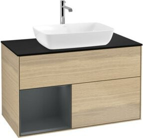 V&B Waschtischunterschrank Finion 100 in lackierter Ausführung, Breite: 100 cm, Tiefe: 50,1 cm, Höhe: 50,1 cm - Bild 1
