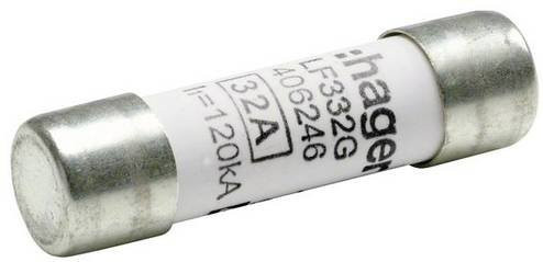 Hager LF332G Feinsicherung Silber, 10 Stück, Durchmesser: 10 mm, Länge: 38 mm - Bild 1