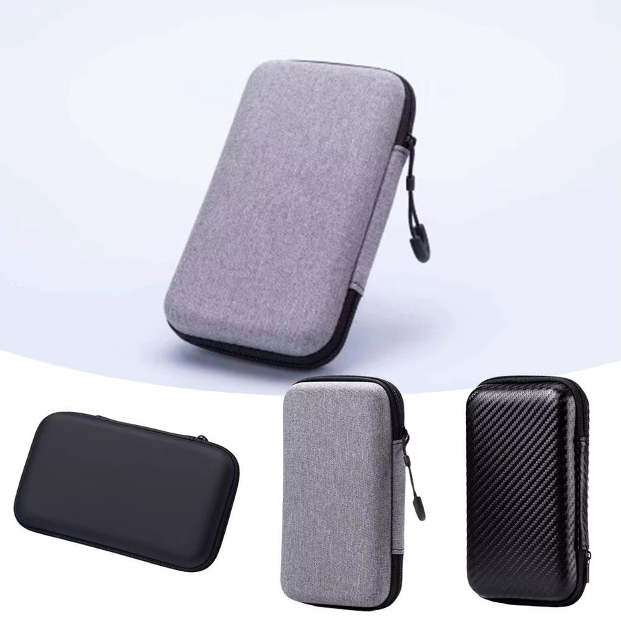 Schutztasche für r35s und r36s Handheld-Spielekonsolen in Schwarz zur sicheren Aufbewahrung von Retro Mini-Playern, Kabeln und Batterien - Bild 5