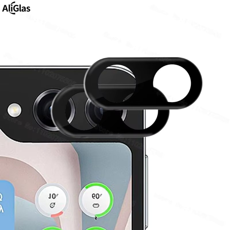 6-in-1 Anti Spy Displayschutzfolie für Samsung Galaxy Z Flip 7 6 5 und Z Flip7 FE inklusive Kameraobjektiv-Schutzfolie aus gehärtetem Glas, transparent - Bild 6