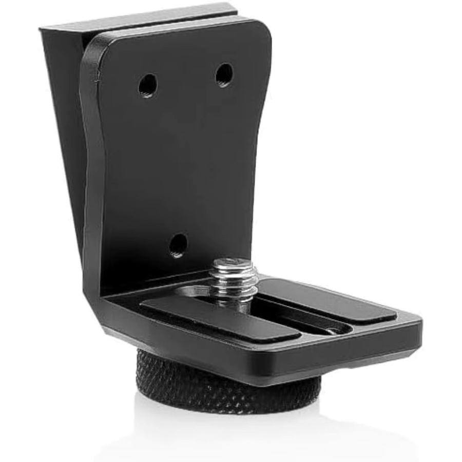 Alvin's Creativity Rechtwinklige verlängerte Montagehalterung mit V-Mount auf 1/4 Zoll Schraube in Schwarz für ARRI Sony Teradek Kameras - Bild 3