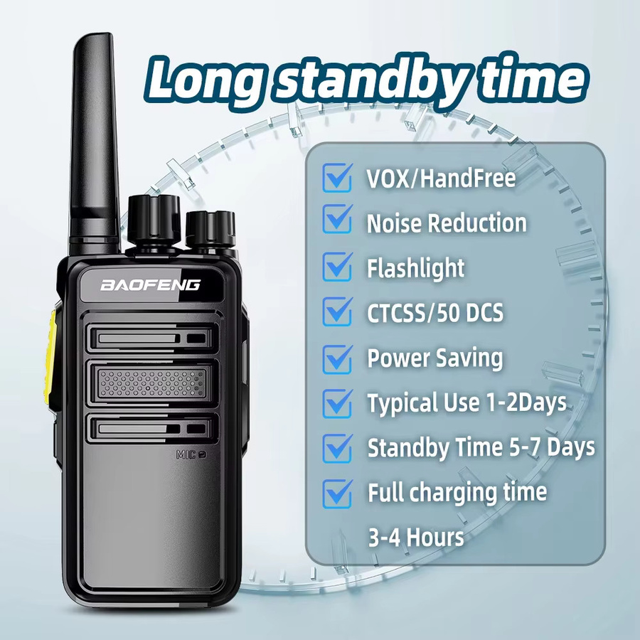 Baofeng BD-V12B Walkie-Talkie Digital-Analog Dual-Mode in Schwarz - Bild 6
