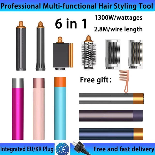 SenCiciMen 6in1 Multi-Haarstyler, Purple, Unisex - Bild 1