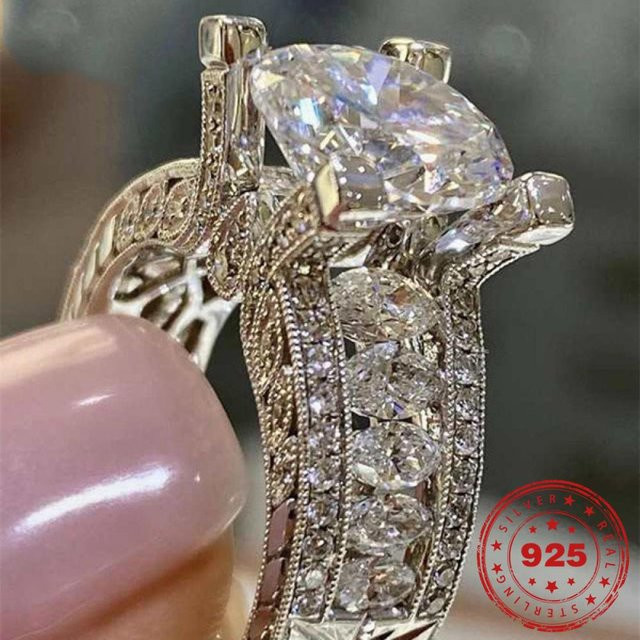 Hoyon Ring 925 Silber, Zirkonia, Damen - Bild 1