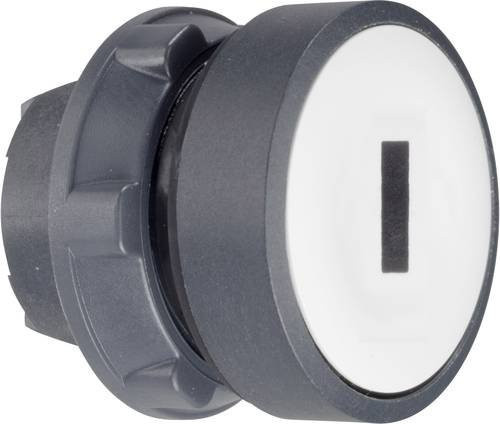 Schneider Electric ZB5AW31 Leuchtdrucktaster-Frontelement mit einer Taste und Druckentriegelung in Schwarz und Weiß - Bild 1