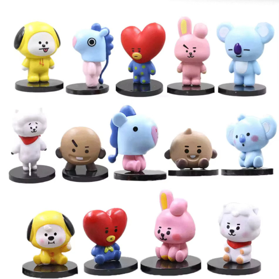 Bandai Tata Chimmy Action Figur, 7/14 stücke Set, bunt / mehrfarbig - Bild 6