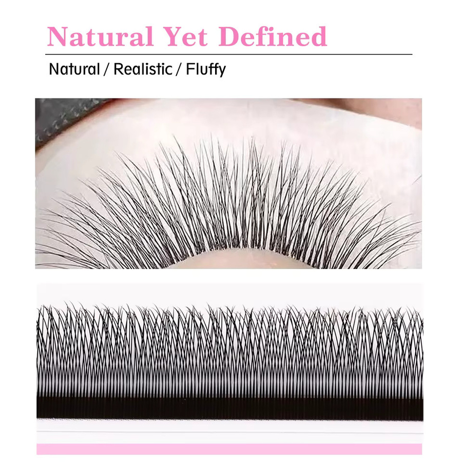 AGUUD Single Tip 2D Y Wimpernverlängerung, Mesh Net Cross Lash - Bild 4