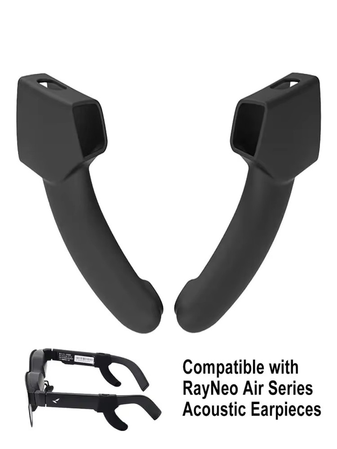 RayNeo Schallrohr aus weichem Silikon für Smart Glasses Air 4, Air 4Pro, Air 3S und Air 3S Pro in Schwarz - Bild 6