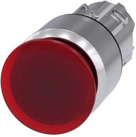 Siemens Pilzdrucktaster 3SU1051-1AA20-0AA0 in Rot mit IP66 IP67 IP69/IP69K Schutzart - Bild 1