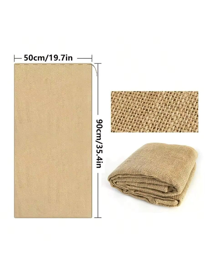 Pflanzsäcke aus Jute in Braun für Gartenarbeit und Outdoor-Anwendungen, 50 x 90 cm - Bild 2