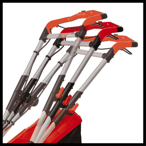 Einhell Power X-Change Akku-Rasenmäher GE-CM 36/34-1 Li-Solo in Rot mit Grasfangkorb und verstellbarer Schnitthöhe 25-65 mm - Bild 5