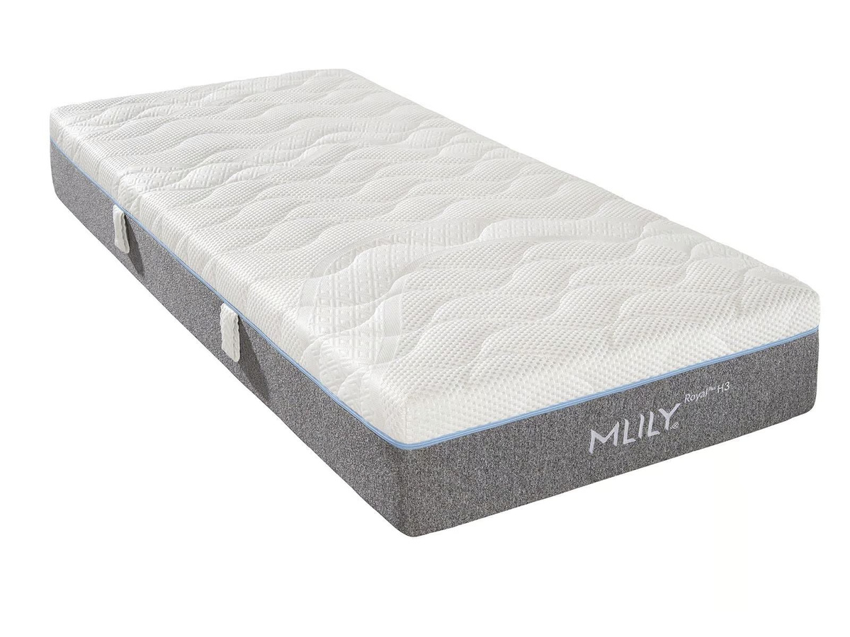 MLILY Royal Plus Taschenfederkernmatratze mit Lyocell in Weiß, B/T/H: 90 x 190 x 26 cm, Härtegrad H3 - Bild 1