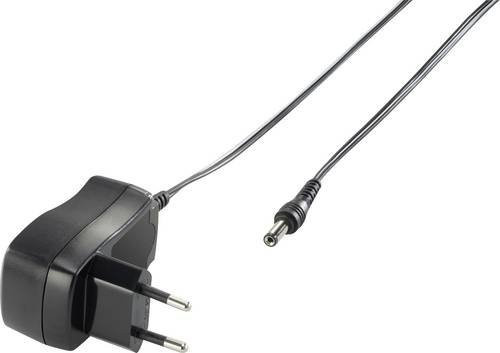 Voltcraft VC-11293520 Steckernetzteil in Schwarz mit 12 V/DC, 600mA und 7,2W - Bild 1