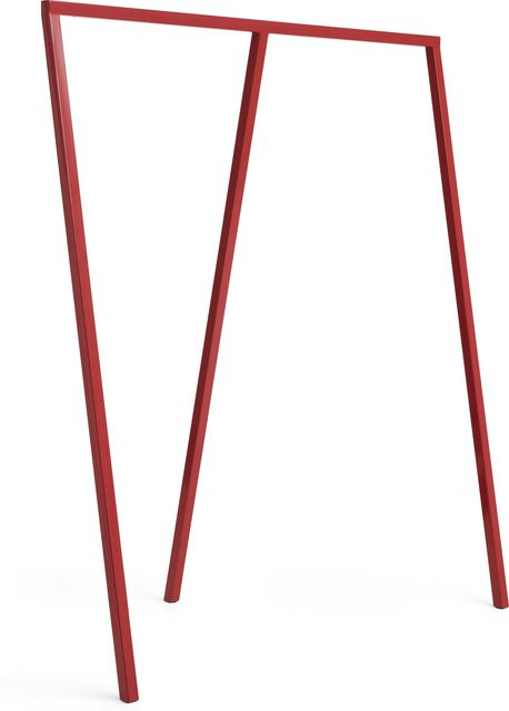HAY Loop Stand Garderobe aus pulverbeschichtetem Stahl in Rot - Bild 1