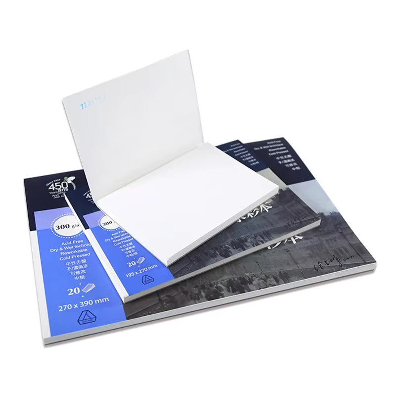 Canson 1557 Aquarellpapier, 300 g/m2, 20 Blatt, Weiß - Bild 2