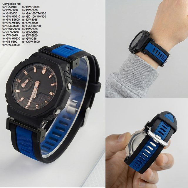 CHIICSMART Uhrenarmband Silikon, Bicolor, Unisex - Bild 1