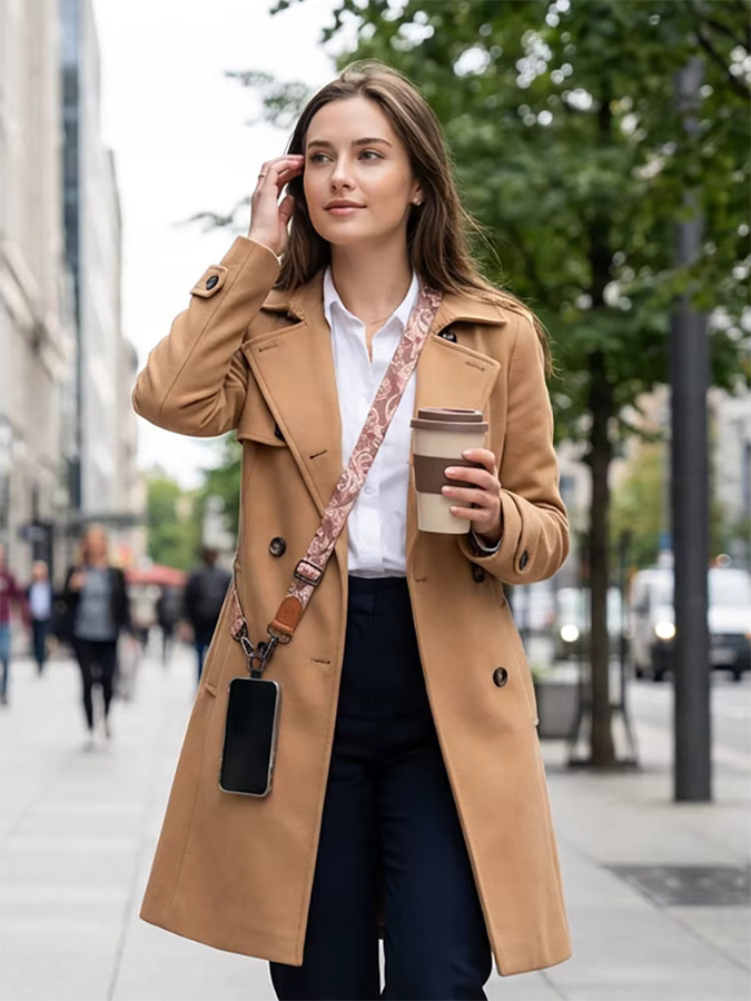Vintage Boho Handy-Umhängeband als verstellbarer Anti-Verlust-Halsriemen mit Clip für iPhone und Xiaomi Hüllen-Zubehör - Bild 5