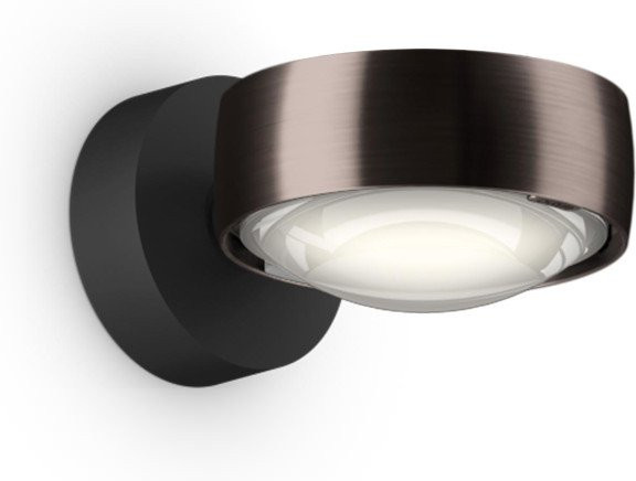 Occhio Sento E verticale up LED-Wandleuchte in Schwarz matt mit Occhio air Modul und 2700K Warmweiß - Bild 1