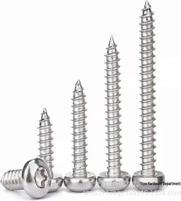 Chose One Diebstahlsichere Senkkopf Torx Selbstschneidende Schrauben aus 304 Edelstahl, Farbe: Silber, 100 Stück - Bild 1