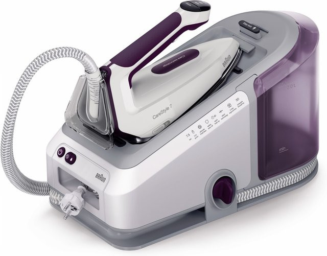 Braun CareStyle 7 IS7266 VI Dampfbügelstation in Weiß und Violett - Bild 1