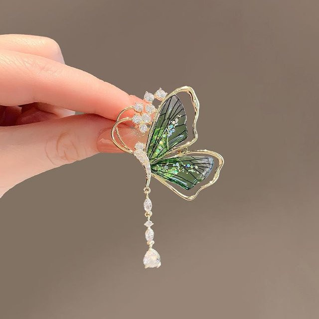 Lucky Star Jewelry Brosche, Acryl, Zirkon, Damen, Mehrfarbig - Bild 1