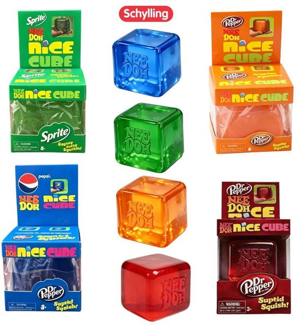 Schylling Nice Cube, Sensorisches Quetschspielzeug zur Stresslinderung - Bild 1