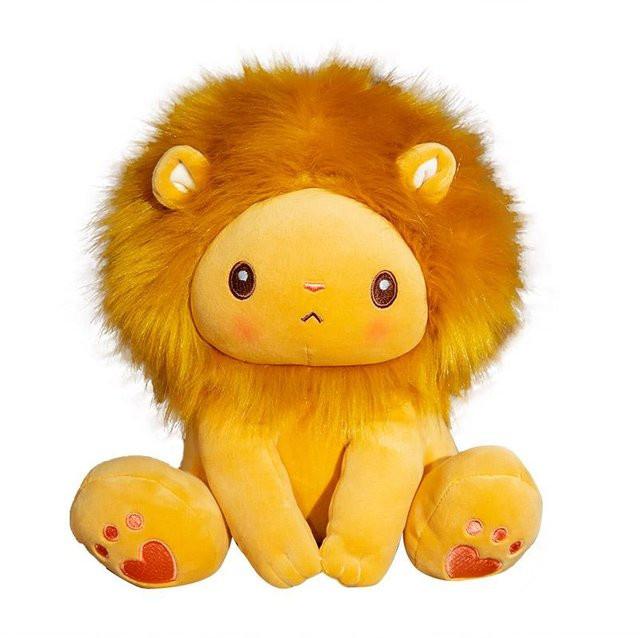 Plüschlöwe, Kuscheltier, orange, 40cm - Bild 1