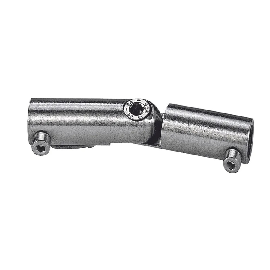 Dieda Gelenk aus V4A Edelstahl für 10 mm Rundstab in Silber - Bild 2