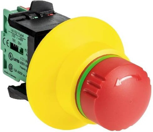 Wieland Electric SNH 1131 Not-Aus-Taster mit 2 Öffnern und 1 Schließer in Multicolor, Schutzart IP65 - Bild 1