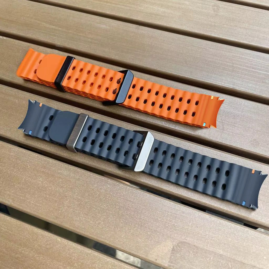 FancyWrist Uhrenarmband und Hülle, Silikon, Schwarz, Samsung Galaxy Watch 7 - Bild 2