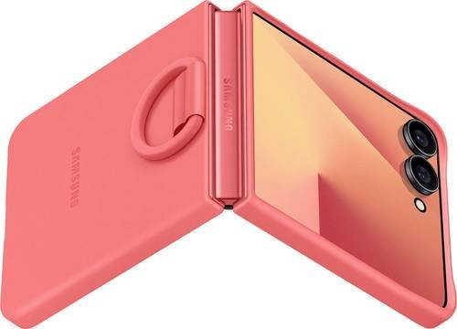 Samsung Silicone Ring Case für Galaxy Z Flip7 in Rot - Bild 1