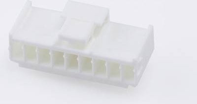 Molex Buchsengehäuse-Kabel, 9-polig, weiß, Rastermaß: 2.50 mm - Bild 1