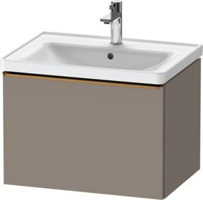 Duravit Waschtischunterschrank D-Neo wandhängend in Beige matt, B: 63,4 cm, T: 45,2 cm, H: 44,0 cm - Bild 1
