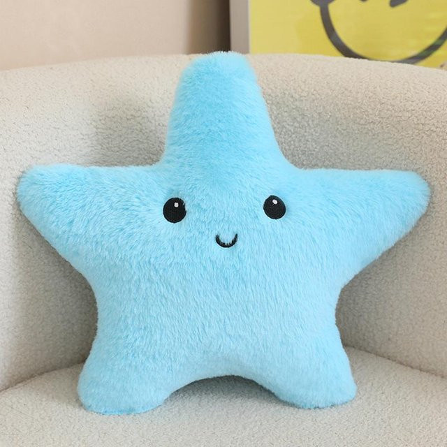 Yiran Health & Beauty Plüsch Kissen in Sternform als Kuscheltier in verschiedenen Farben - Bild 1