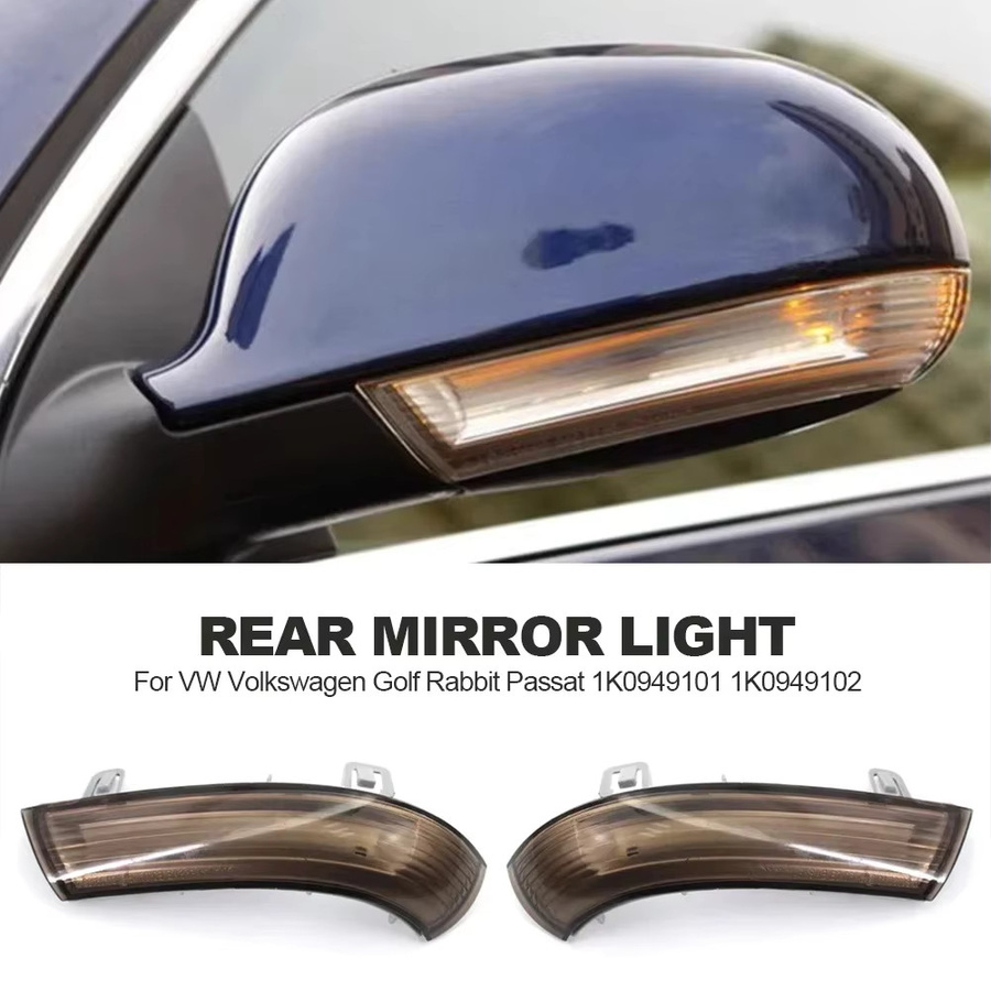 VW Blinker für Rückspiegel, transparent, passend für Jetta MK5, Eos, Skoda Sharan, Golf, Passat, Teilenummer 1K0949101 1K0949102 - Bild 4