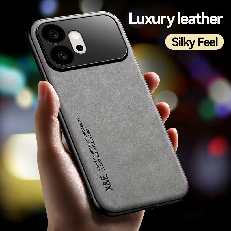 szHAIyu Magnetische Leder-Handyhülle für Honor 600 Pro Lite Plus in Blau mit Autohalterung - Bild 2