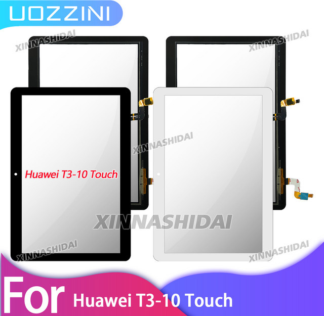 Huawei MediaPad T3-10 LCD-Frontglas-Panel mit Touchscreen-Digitizer-Baugruppe in Schwarz - Bild 1