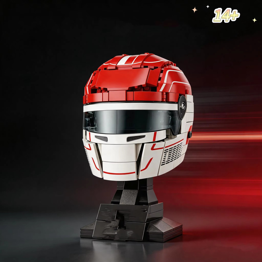 Potdemiel Charles Leclerc Helm, Bausteine, Modell, ab 14 Jahren - Bild 3