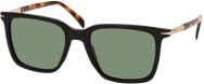 David Beckham DB 1130/S Sonnenbrille, Vollrand, quadratisch, Herren, black green - Bild 1