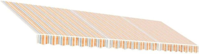 Furnicato Markisenbespannung aus Polyester, Mehrfarbig Gestreift, Breite: 5 m, Länge: 35 m - Bild 1