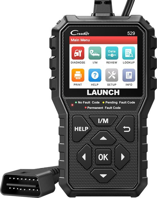 LAUNCH Creader CR529 OBD2 Scanner Diagnosegerät in Schwarz zum Lesen und Löschen von Fehlercodes - Bild 1
