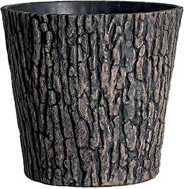 PROREGAL Blumentopf GDA in Holz-Effekt Baumstamm, Farbe: Braun, B/H: 37,5 x 30 cm - Bild 1