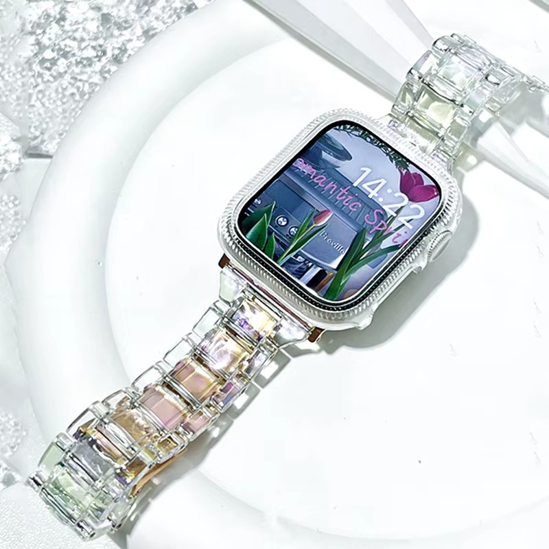 JBAILI Uhrenarmband Kunststoff, Transparent, Unisex - Bild 2