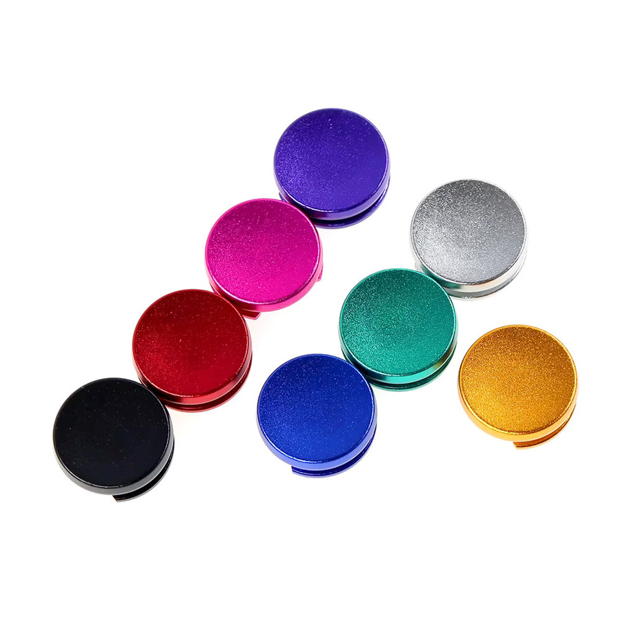 4 Stück Ersatz Metall Joystick Analog Thumb Pad Kappen für Nintendo 3DS, 3DS XL und 3DS LL in Grün und Multicolour - Bild 3