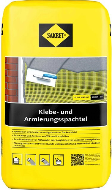 Sakret WDVS Klebe- und Armierungsspachtel Grau 10 kg - Bild 1