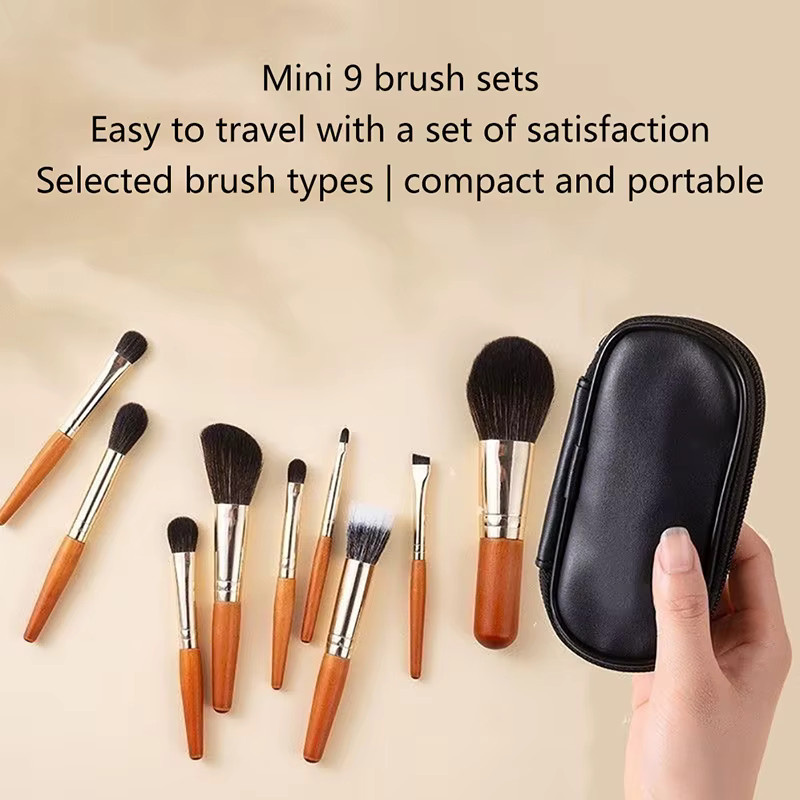 Sommer4 Make-up-Pinsel-Set, 9-teilig, Unisex - Bild 2