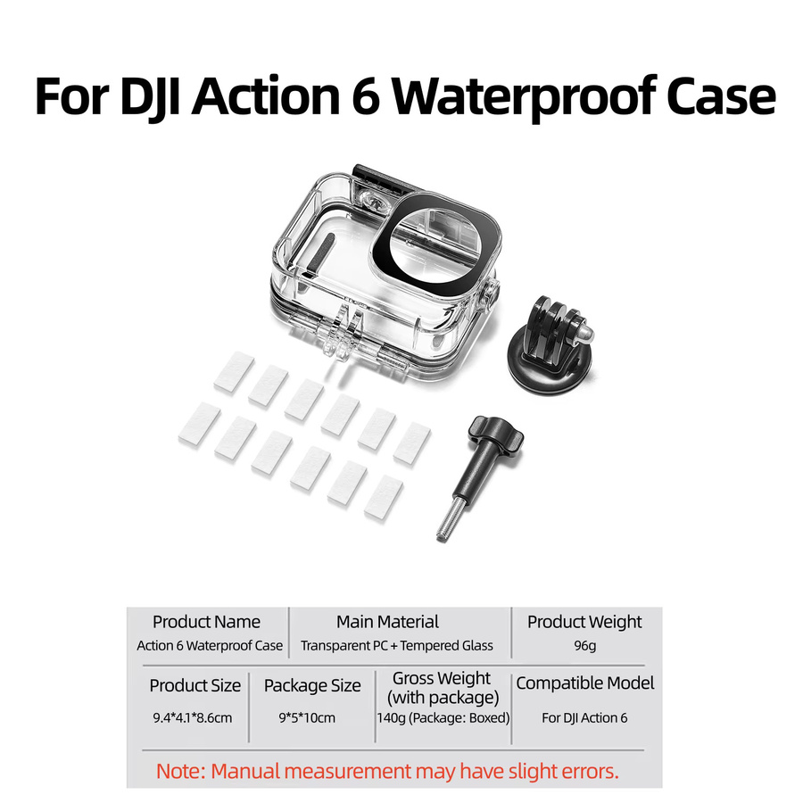 DJI OSMO Action 6 Wasserdichtes Gehäuse Transparent für Unterwassertauchen bis 60 m - Bild 3